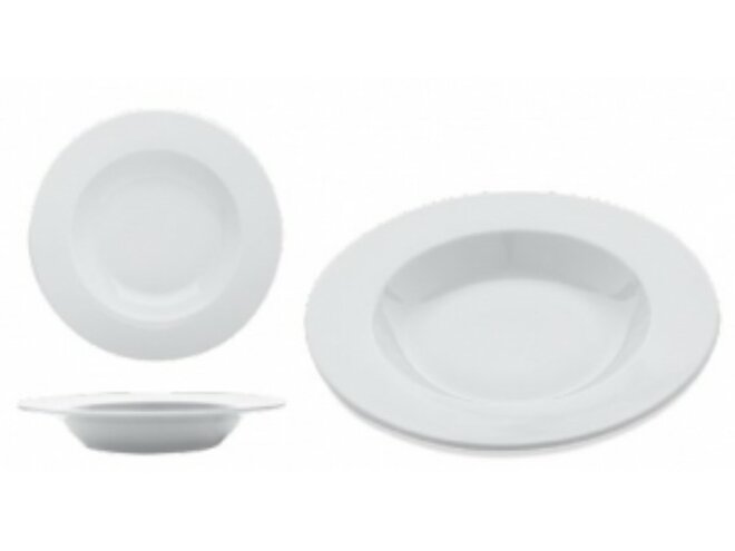 Assiette Bouillabaisse blanc - 30 cm
